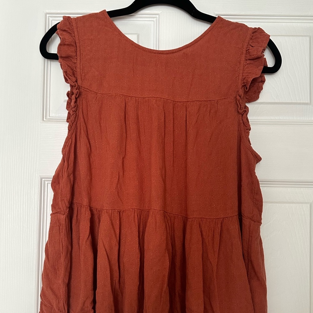 Cute BoHo peplum top 5$
